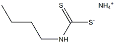 Ammonium butyldithiocarbamate Structure