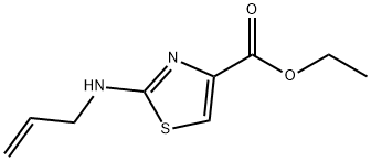 2-(2-propen-1-ylamino)-4-thiazolecarboxylic acid ethyl ester Struktur