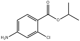 isopropyl 4-amino-2-chlorobenzoate Struktur