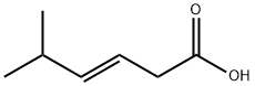 (E)-5-甲基己-3-烯酸, 59320-76-2, 结构式