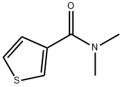 N,N-ジメチル-3-チオフェンカルボアミド 化学構造式