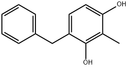 4-Benzyl-2-methylbenzene-1,3-diol Struktur