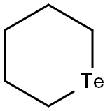 Tetrahydro-2H-tellurin 化学構造式