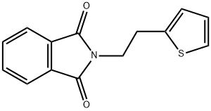 2-[2-(2-thienyl)ethyl]-1H-Isoindole-1,3(2H)-dione,60555-55-7,结构式