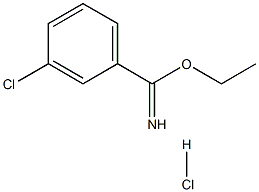 Benzenecarboximidic acid, 3-chloro-, ethyl ester, hydrochloride
, 60612-87-5, 结构式