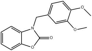3-(3,4-dimethoxybenzyl)-1,3-benzoxazol-2(3H)-one Structure