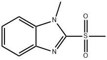 1-methyl-2-(methylsulfonyl)-1H-benzo[d]imidazole Struktur