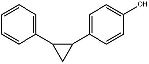 4-(2-Phenylcyclopropyl)phenol Structure