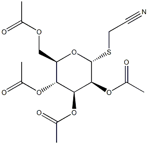 2-[(2,3,4,6-Tetra-O-acetyl-alpha-D-mannopyranosyl)thio]acetonitrile|氰基甲基 2,3,4,6-四-O-乙酰基-1-硫代-ALPHA-D-吡喃甘露糖苷