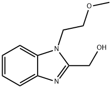 [1-(2-Methoxy-ethyl)-1H-benzoimidazol-2-yl]-methanol Structure