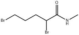 2,5-Dibromo-N-methylpentanamide Structure