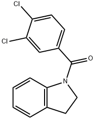(3,4-Dichlorophenyl)(indolin-1-yl)methanone Structure