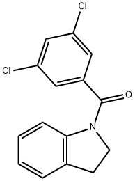 (3,5-Dichlorophenyl)(indolin-1-yl)methanone Structure