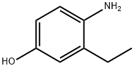 4-氨基-3-乙基苯酚, 61638-00-4, 结构式