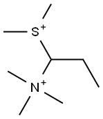 3-(Dimethylsulfonio)-N,N,N-trimethylpropanaminium(2+) Struktur