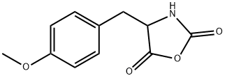 4-(4-甲氧基苄基)噁唑烷-2,5-二酮,61777-03-5,结构式