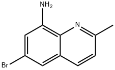 6-bromo-2-methylquinolin-8-amine 化学構造式