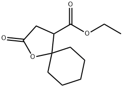 ethyl 2-oxo-1-oxaspiro[4.5]decane-4-carboxylate 化学構造式