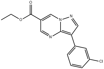 619306-95-5 Ethyl 3-(3-chlorophenyl)pyrazolo[1,5-a]pyrimidine-6-carboxylate