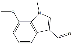 1H-INDOLE-3-CARBOXALDEHYDE, 7-METHOXY-1-METHYL-,620175-76-0,结构式