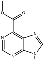 methyl 9H-purine-6-carboxylate 结构式