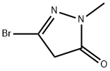 5-bromo-2,4-dihydro-2-methyl-3H-Pyrazol-3-one Structure