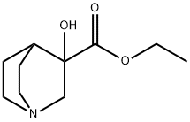 3-羟基奎宁环-3-甲酸乙酯, 6238-31-9, 结构式
