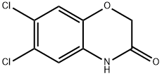 6,7-二氯-2H-苯并[B][1,4]噁嗪-3(4H)-酮,6238-99-9,结构式
