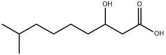 3-hydroxy-8-methylnonanoic acid Structure