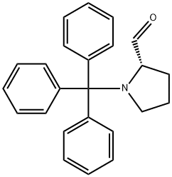 (S)-1-tritylpyrrolidine-2-carbaldehyde Struktur