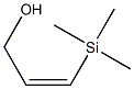 2-Propen-1-ol, 3-(trimethylsilyl)-, (Z)- Structure