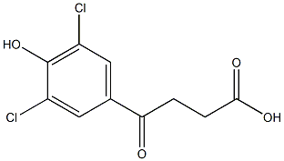 4-(3,5-Dichloro-4-hydroxyphenyl)-4-oxobutanoic acid,62903-25-7,结构式