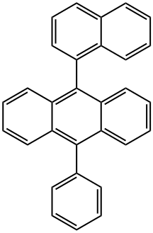 9-NAPHTHALEN-1-YL-10-PHENYL-ANTHRACENE Structure