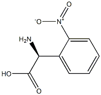 (2S)-2-AMINO-2-(2-NITROPHENYL)ACETIC ACID Structure