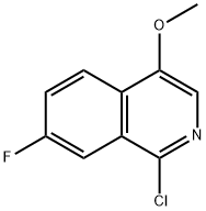 1-chloro-7-fluoro-4-methoxyisoquinoline Structure