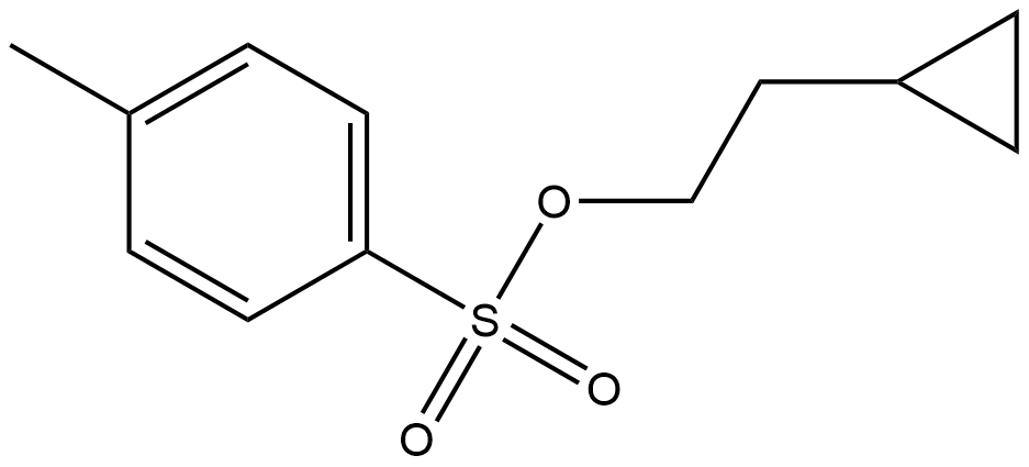 Toluene-4-sulfonic acid 2-cyclopropyl-ethyl ester Structure