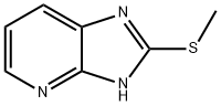2-(甲硫基)-1H-咪唑并[4,5-B]吡啶,63277-46-3,结构式