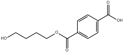 4-(4-羟基丁氧基羰基)苯甲酸 结构式