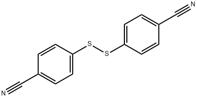 4-[(4-cyanophenyl)disulfanyl]benzonitrile Struktur