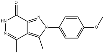 2-(4-methoxyphenyl)-3,4-dimethyl-2,6-dihydro-7H-pyrazolo[3,4-d]pyridazin-7-one Structure