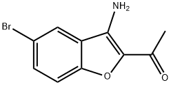 1-(3-Amino-5-bromobenzofuran-2-yl)ethanone,636992-53-5,结构式
