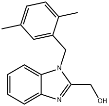 [1-(2,5-dimethylbenzyl)-1H-benzimidazol-2-yl]methanol,637324-45-9,结构式