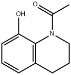 1-(8-Hydroxy-3,4-dihydroquinolin-1(2H)-yl)ethanone Struktur