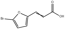 (2E)-3-(5-BROMOFURAN-2-YL)PROP-2-ENOIC ACID 结构式