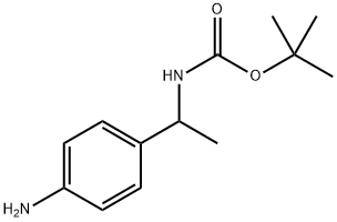 tert-butyl (1-(4-aminophenyl)ethyl)carbamate Structure