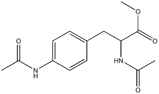 Methyl 2-acetamido-3-(4-acetamidophenyl)propanoate Structure