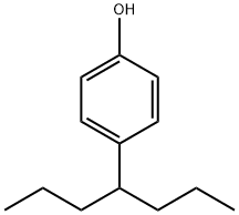 4-(ヘプタン-4-イル)フェノール 化学構造式