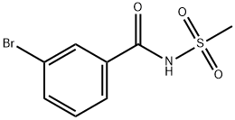 3-溴-N-(甲基磺酰基)苯甲酰胺,647024-42-8,结构式