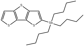 tributyl(dithieno[3,2-b:2',3'-d]thiophen-2-yl)stannane Structure