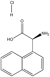 (S)-2-アミノ-2-(ナフタレン-1-イル)酢酸塩酸塩 化学構造式